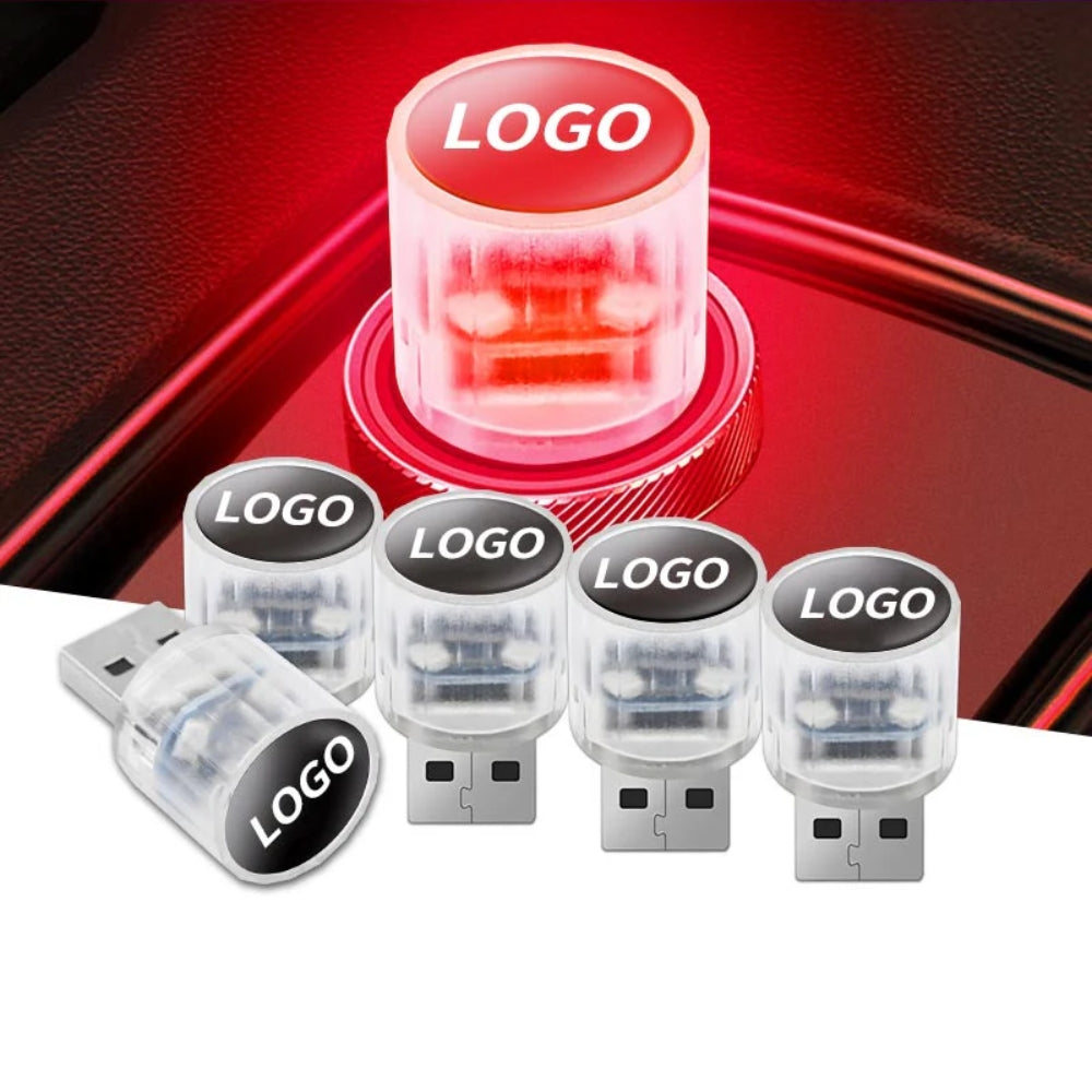 Mini luz LED USB decorativa para el interior del coche