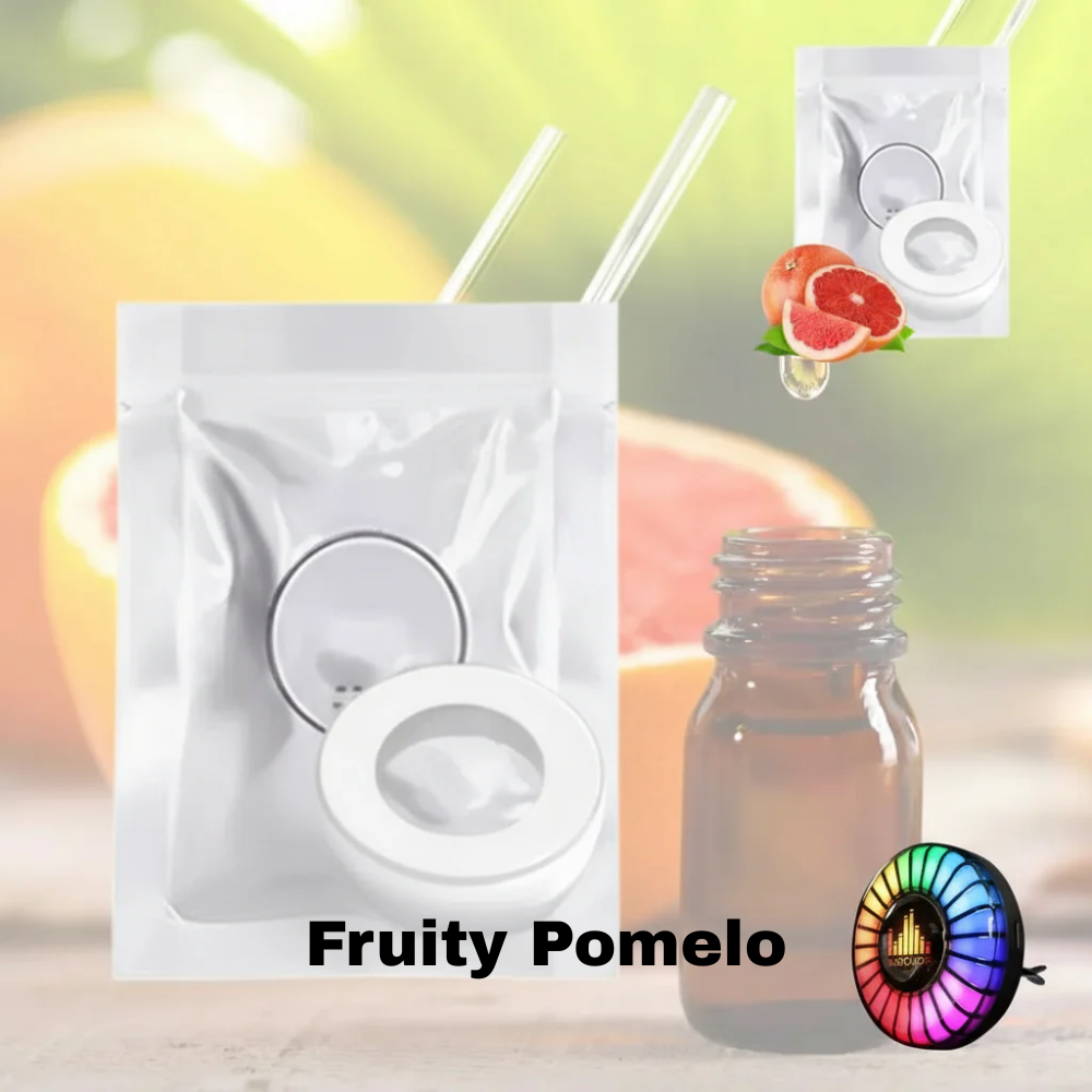 Musikalsk rytme-LED-bilbelysning med logo (med aromadiffusor)