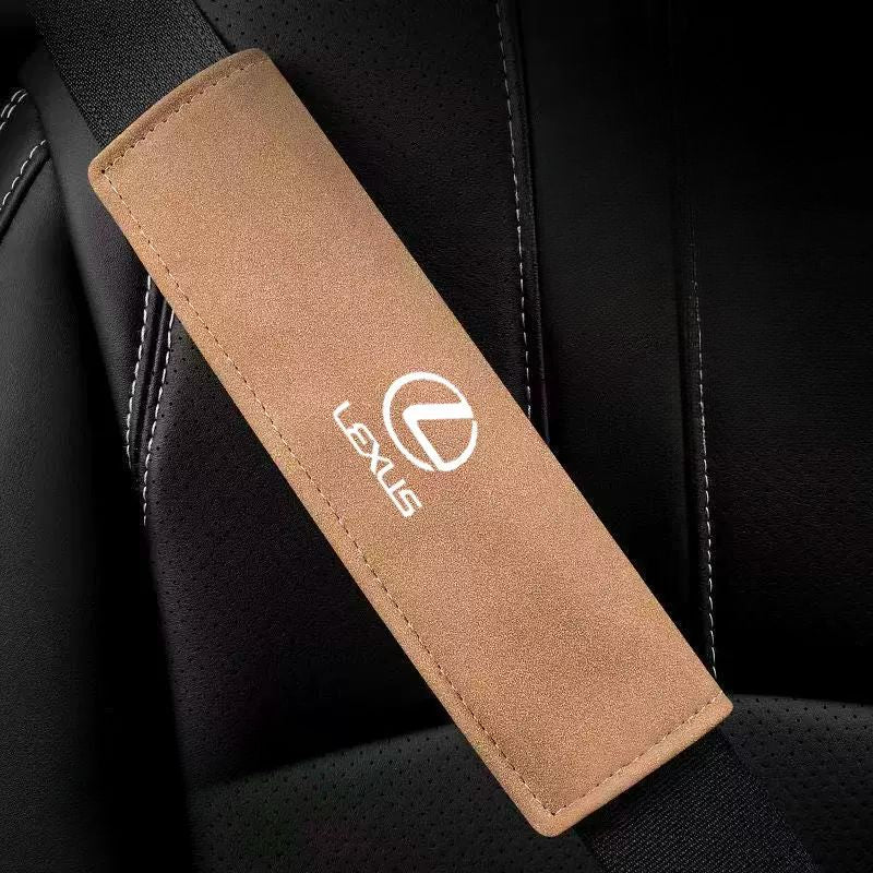 Luxury Suede Seat Belt Cover (2 pcs)