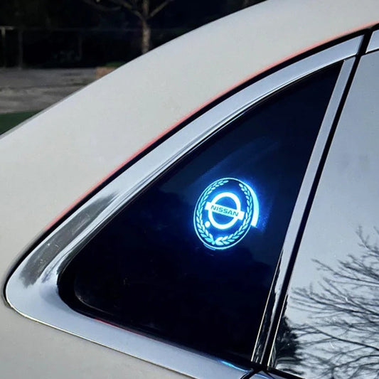 Logo LED rechargeable pour voiture - Effet néon